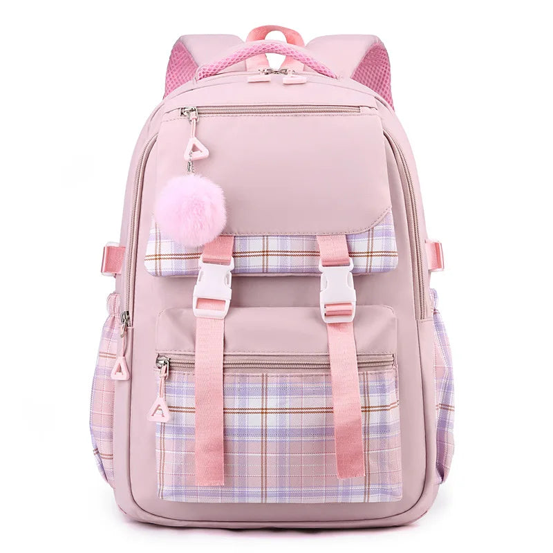 MINISO Stitch Backpack School Student Teenager Book Bags for Boy Girl Back to school Rucksack Women Kawaii Mochila Escola