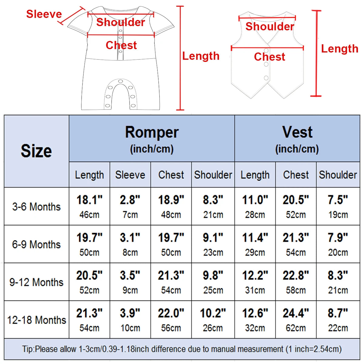 Baby Clothing Set Newborn Infant Wedding Gentleman Outfit Boys Birthday Party Formal Suit Suspender Bow Tie Romper 3PCS