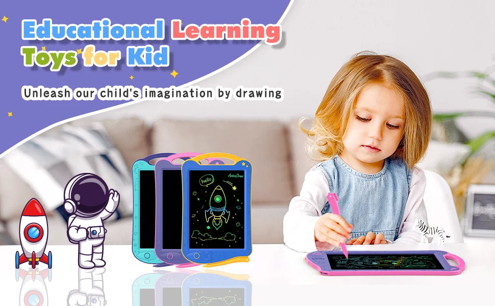 8.5Inch LCD Writing Tablet Digit Magic Blackboard Electron Drawing Board Art Painting Tool Kids Toys Brain Game Child Best Gift