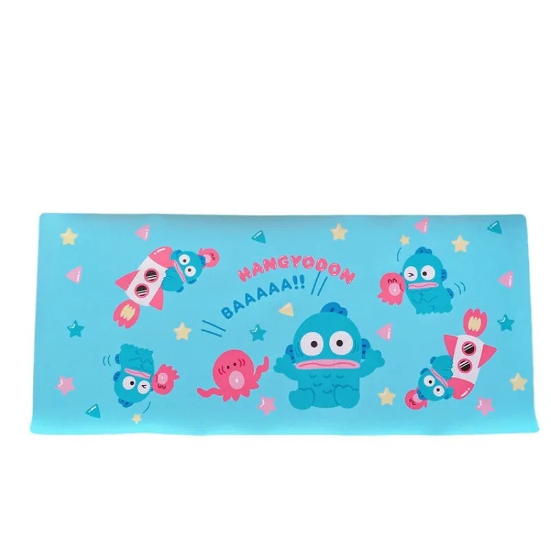 Cute Ugly Fish Placemat for Dining and Study, Cartoon Houseware PU Rectangular Table Mat  hello kitty Table mat