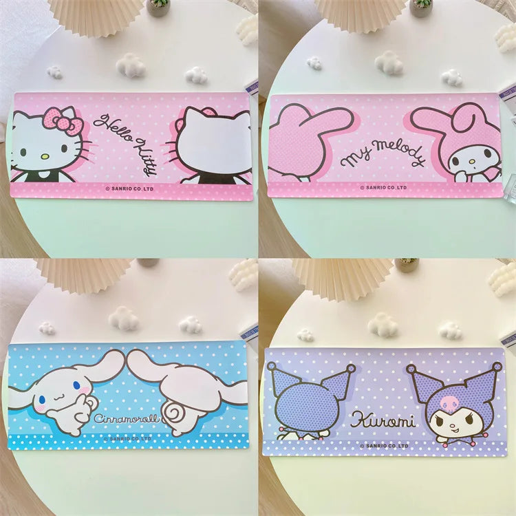 Cute Ugly Fish Placemat for Dining and Study, Cartoon Houseware PU Rectangular Table Mat  hello kitty Table mat