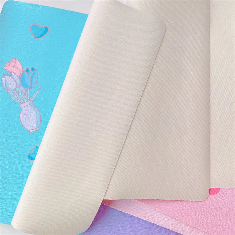 Cute Ugly Fish Placemat for Dining and Study, Cartoon Houseware PU Rectangular Table Mat  hello kitty Table mat