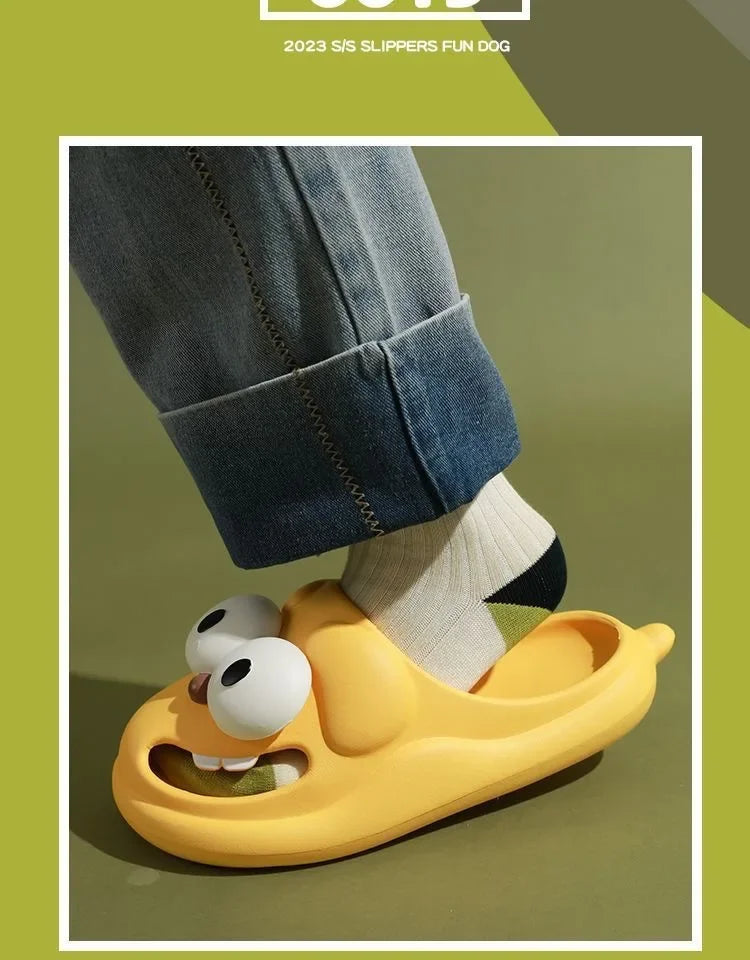 Hole Shoes for Outdoor Wear Closed-Toe Slippers Women's Cute Cartoon Sandals Home Non-Slip Summer Indoor Women's Summer