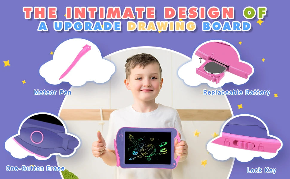 8.5Inch LCD Writing Tablet Digit Magic Blackboard Electron Drawing Board Art Painting Tool Kids Toys Brain Game Child Best Gift